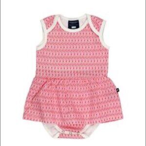 Toobydoo Rosie ballerina sun dress red abstract